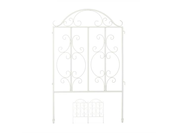 Gartenzaun Weiss 3er-Set Weiss