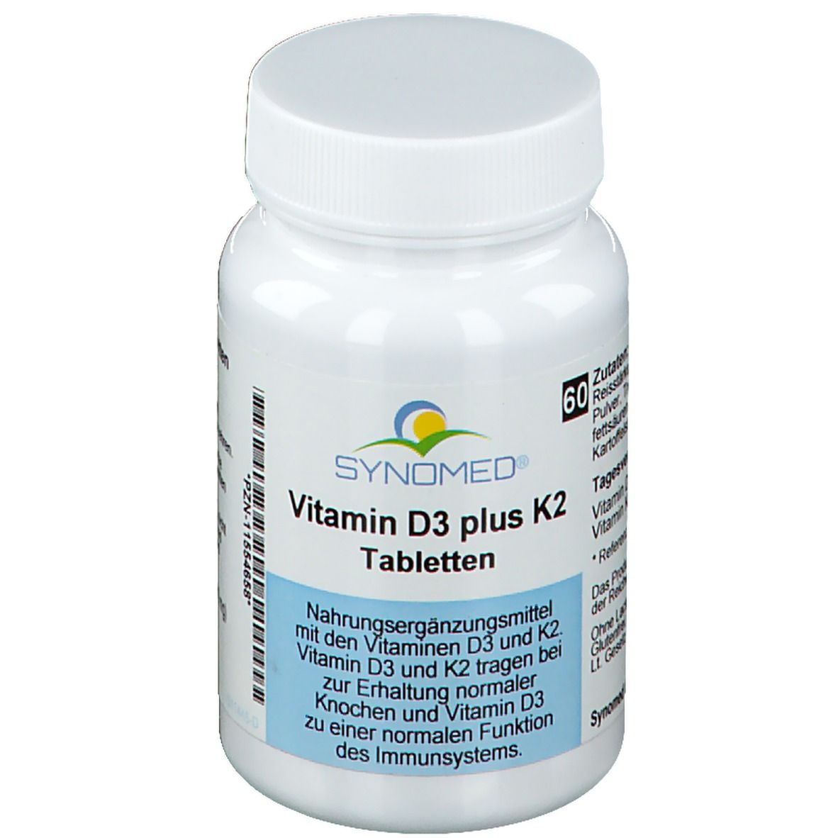 Vitamin D3 Plus K2 Tabletten 60 St