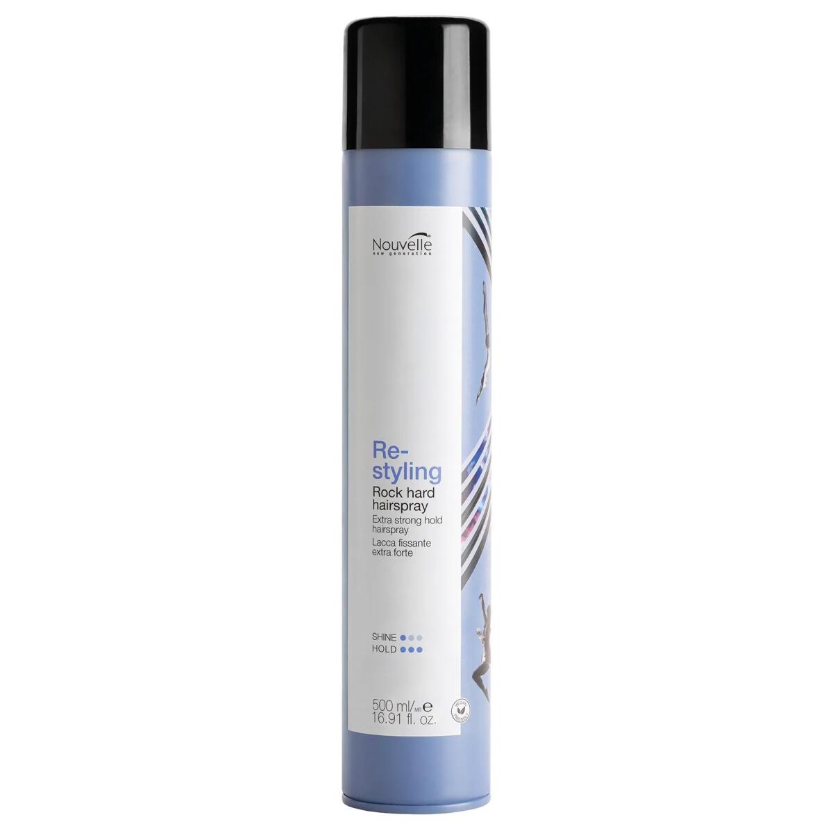 H.S.A. Hair Styling Applications S.p.A. Nouvelle Re-Styling Rock Hard Haarspray 500ml