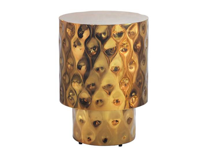 Livetastic Beistelltisch, Gold, Metall, rund, rund, 36x50x36 cm, Wohnzimmer, Wohnzimmertische, Beistelltische, Beistelltische Metall