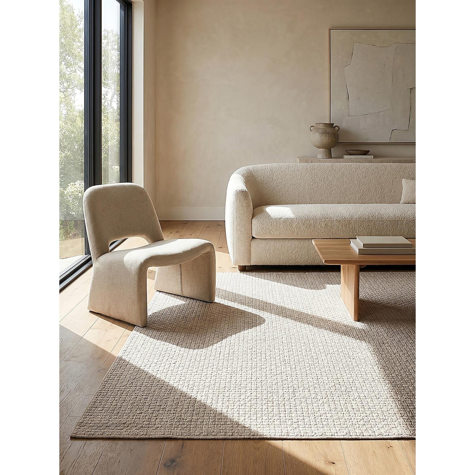 Flachgewebe-Teppich Polypropylen Beige 200x290 cm - BROYE Kadima