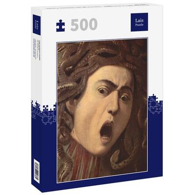 Lais Puzzle Michelangelo Caravaggio - Das Haupt der Medusa, Tondo, Detail 500 Teile