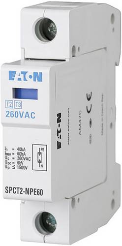 Eaton 167619 SPCT2-280-1+NPE Überspannungsschutz-Ableiter Überspannungsschutz für: Verteilerschrank 20 kA 1 St.