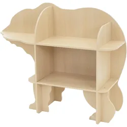 KINDERREGAL Naturfarbe 110x 32x83 cm aus Holz