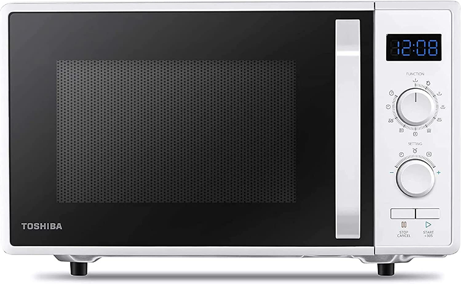 Toshiba Mw-Ag23p Forno Microonde Combinato Con Grill Capacità 23 Litri Potenza 900 Watt Colore Bianco - Mw-Ag23p