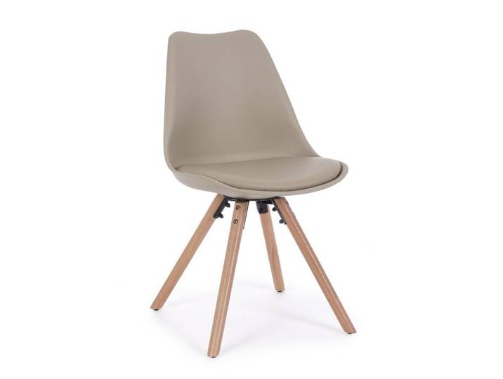 Feeling4Home Stuhl New Trend 4er-Set, Taupe