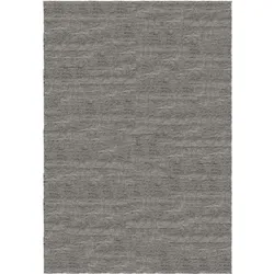 Paulig Teppiche Webteppich Beat Moda 90 x 180 cm Schurwolle Silber
