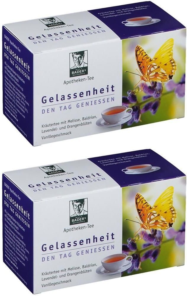 Baders Apotheken Tee Gelassenheit Filterbeutel 2x 2x20 St