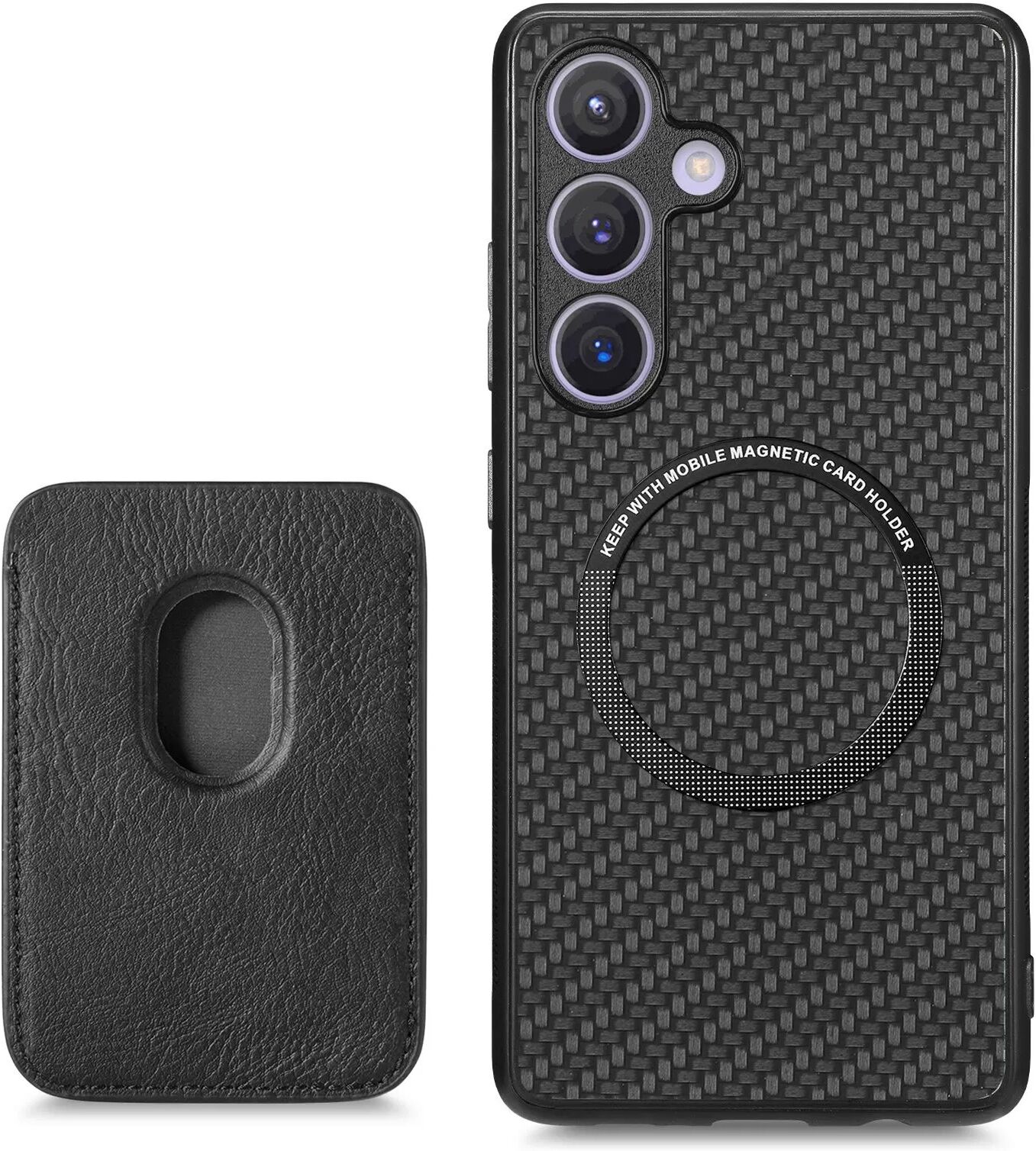 INF Retro Magnetische Schutzhülle für compatible with Samsung S23FE mit Kartenfach