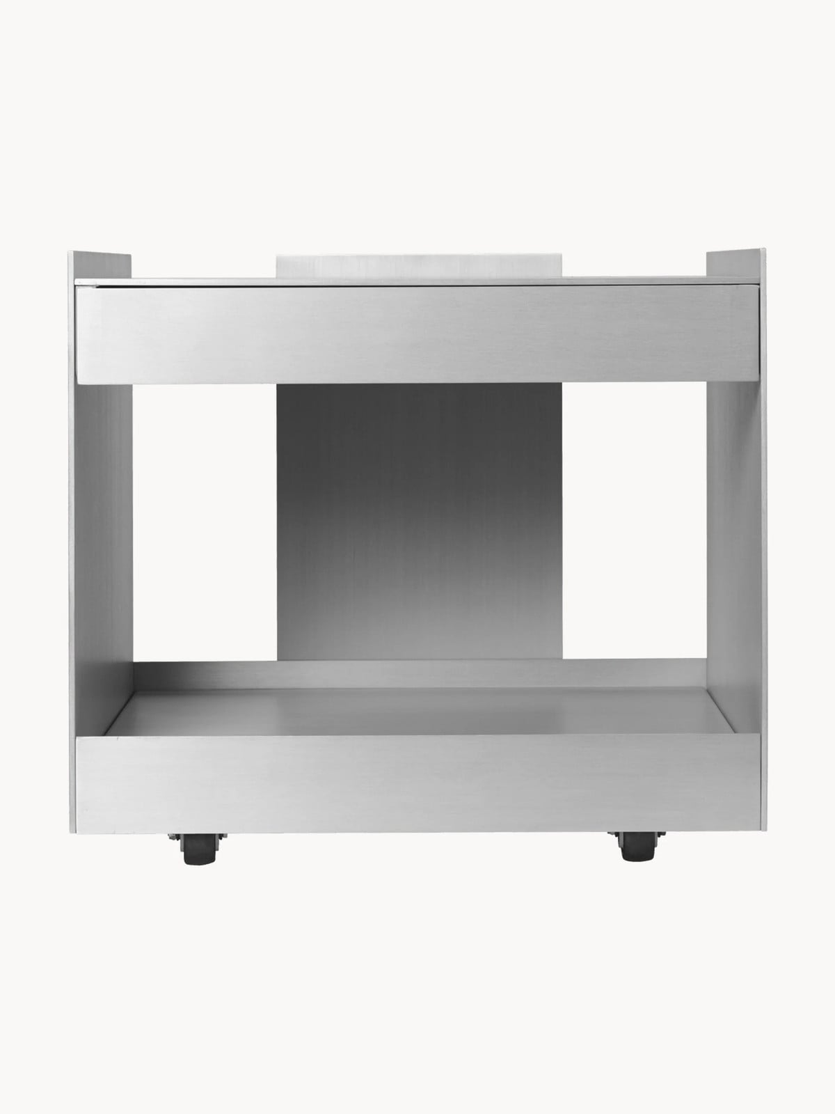 Ferm LIVING Aluminium serveerwagen met zwenkwielen