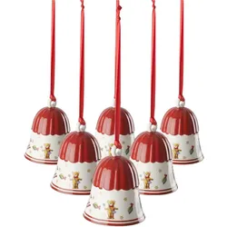 Villeroy & Boch, Christbaumschmuck, Toy's Deligth Decoration Glocke (6x)