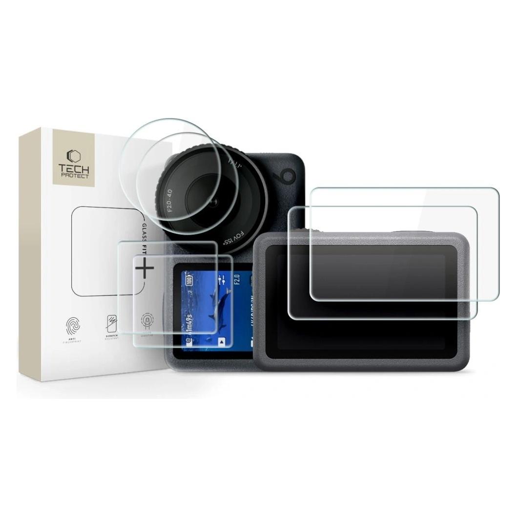 Spigen Szkło Hartowane Tech-Protect Glass Fit+ 2-Set Dji Osmo Action 6 Clear (71532534)