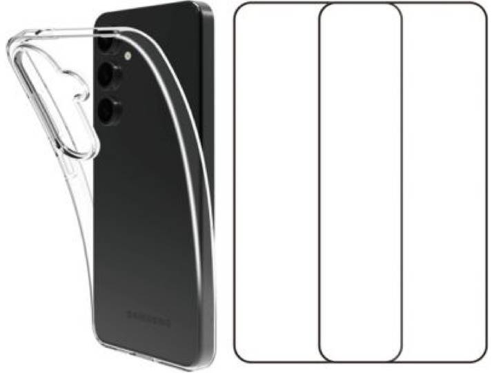 Essentielb - Pack Samsung S25+ Coque + Verre Trempé