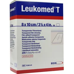 Leukomed Transp. Sterile Pflaster 8x10 cm 50 ST