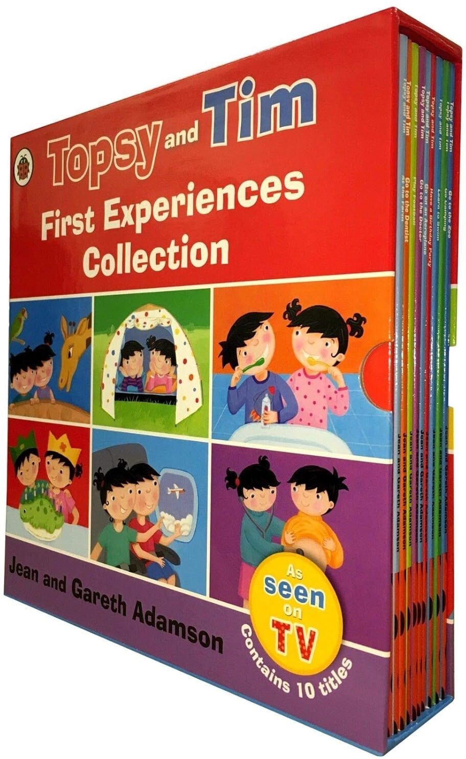Topsy and Tim First Experiences and Related Reads 10 Books Collection Set by Jean and Gareth Adamson - Paperback - Ages 3-5 - Ladybird
