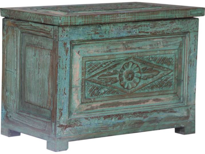 Guru-Shop Truhenbank Vintage Holzbox, Holztruhe, Couchtisch,..