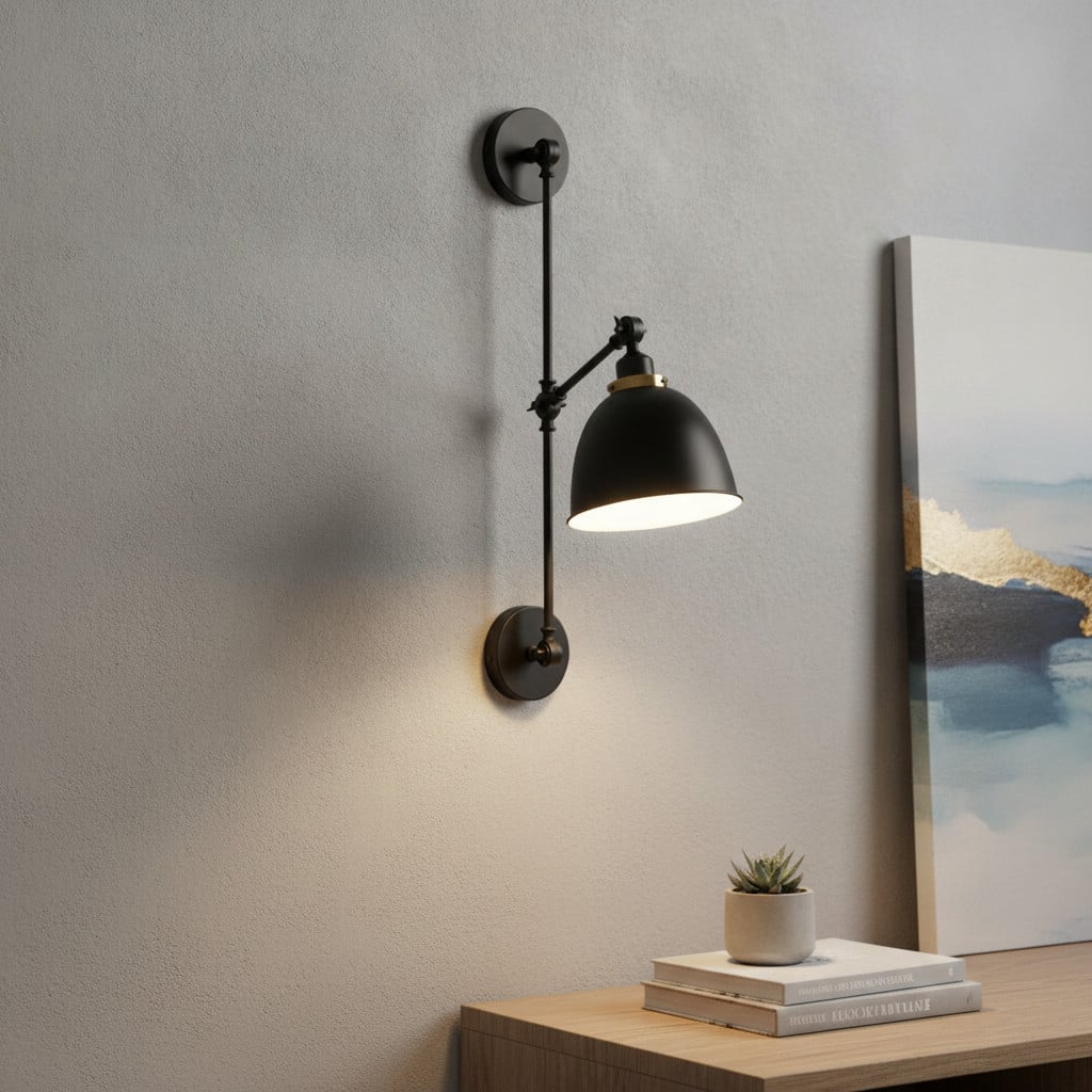Lyora Wandlamp Virgo zwart