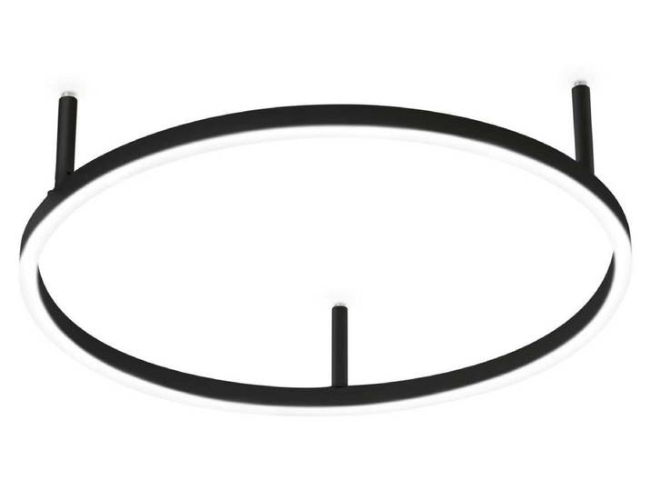Moderne Oracle Aluminium-Kunststoff Schwarz Led-Deckenleuchte 55W 3000K
