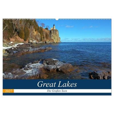 Great Lakes - Die großen Seen (Wandkalender 2027 DIN A2 quer), CALVENDO Monatskalender
