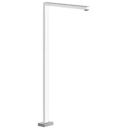 Gessi Rettangolo K, Fertigmontageset für freistehenden Auslauf 1021 mm hoch, separate Bedienung, Ausladung 285 mm, 20396031, Farbe: Chrom