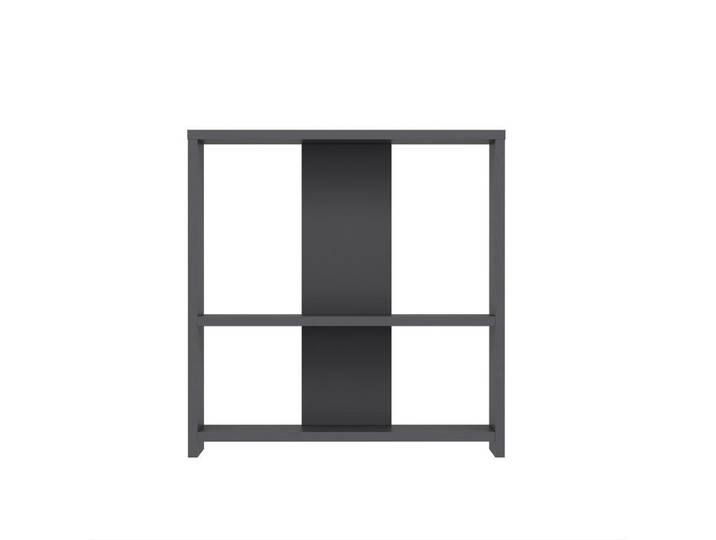 Livetastic Regal Santiago, Anthrazit, 60x62x17.6 cm, Wohnzimmer, Regale, Bücherregale