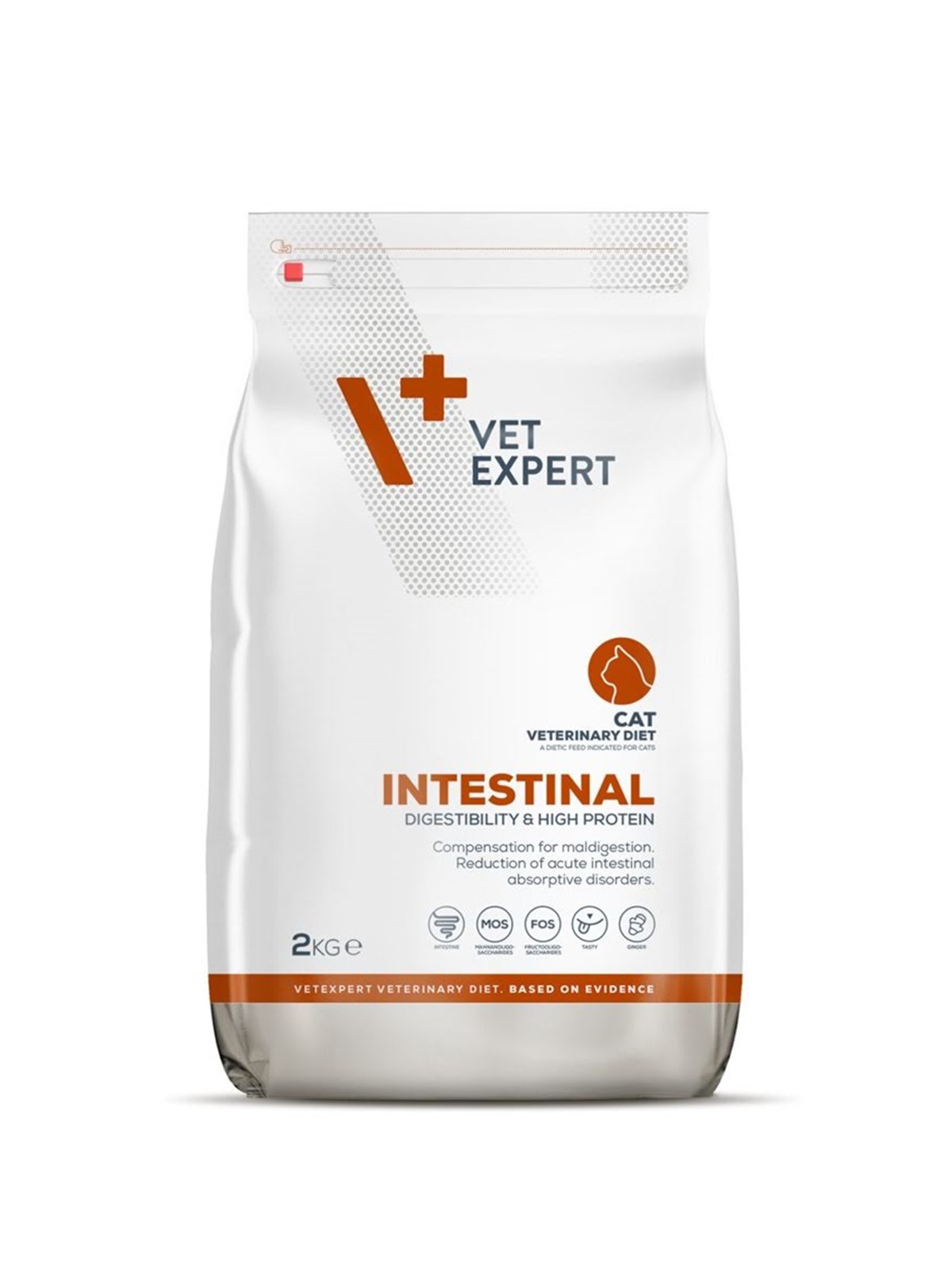 VetExpert Veterinary Diet Intestinal Cat - Trockenfutter für Katzen - 2kg