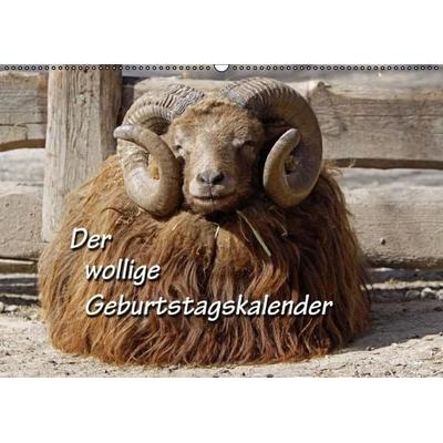 Der wollige Geburtstagskalender (Wandkalender immerwährend DIN A2 quer)
