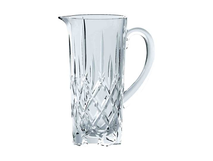 Wasserkrug NACHTMANN Krug Noblesse 1190 ml transparent , bunt (transparent), B:2cm H:23,2cm T:2cm, Karaffen, Wasserkrug, Erhöhte Bruchfestigkeit, Kristallglas, spülmaschinenfest