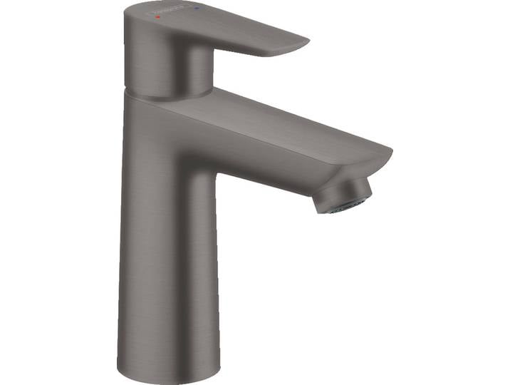 Talis E mitigeur de lavabo 110, avec tirette et vidage, noir chromé brossé (71710340)