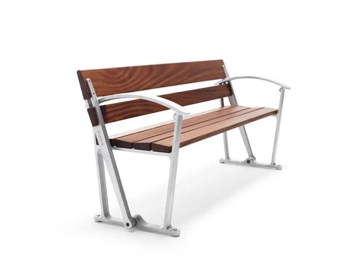 Byarums bruk Waterloo Sofa Mahagoni, Rohaluminiumgestell
