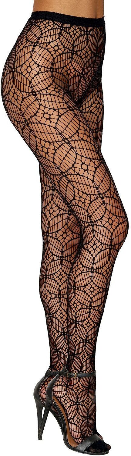 Dreamgirl Collant fantaisie losange - DG0400BLK