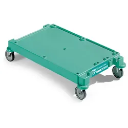 Reinigungswagen TTS Grundgestell Green Line klein Small Base Systemwagen Grundgestell mit 100 mm Rädern, 53 cm x 85 cm