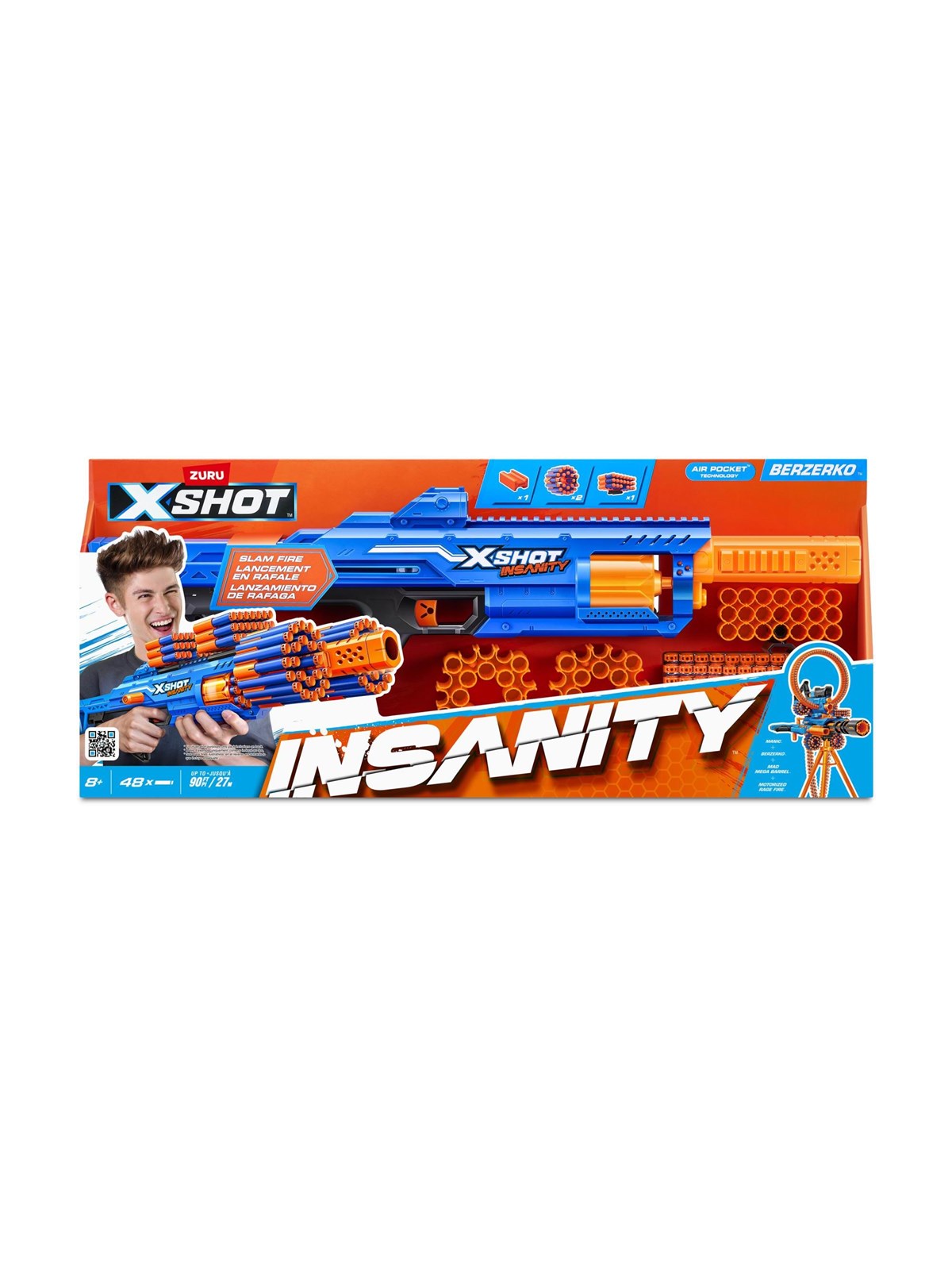 X shot Insanity Berzerko (48 Darts)