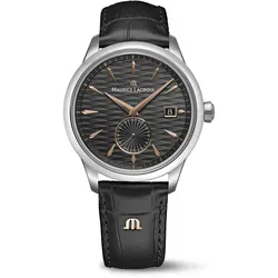 Maurice Lacroix 1975 Legacy 39mm, Gangreserve 60 Stunden, Lederband Herrenuhr 756207-SS001-330-2