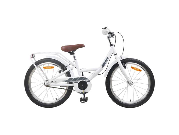 vidaXL Kinderfahrrad 20 Zoll für 6-11 Jahre alt Weiß