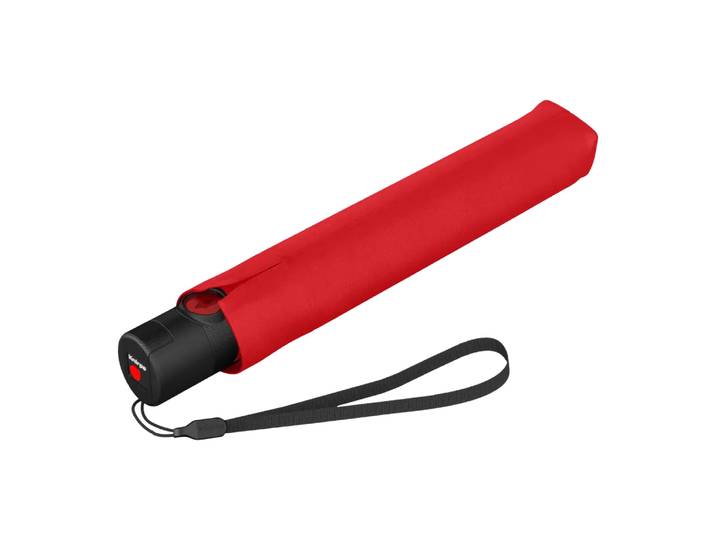 Regenschirm Ultra Light Duomatic, Knirps, rot, Textil