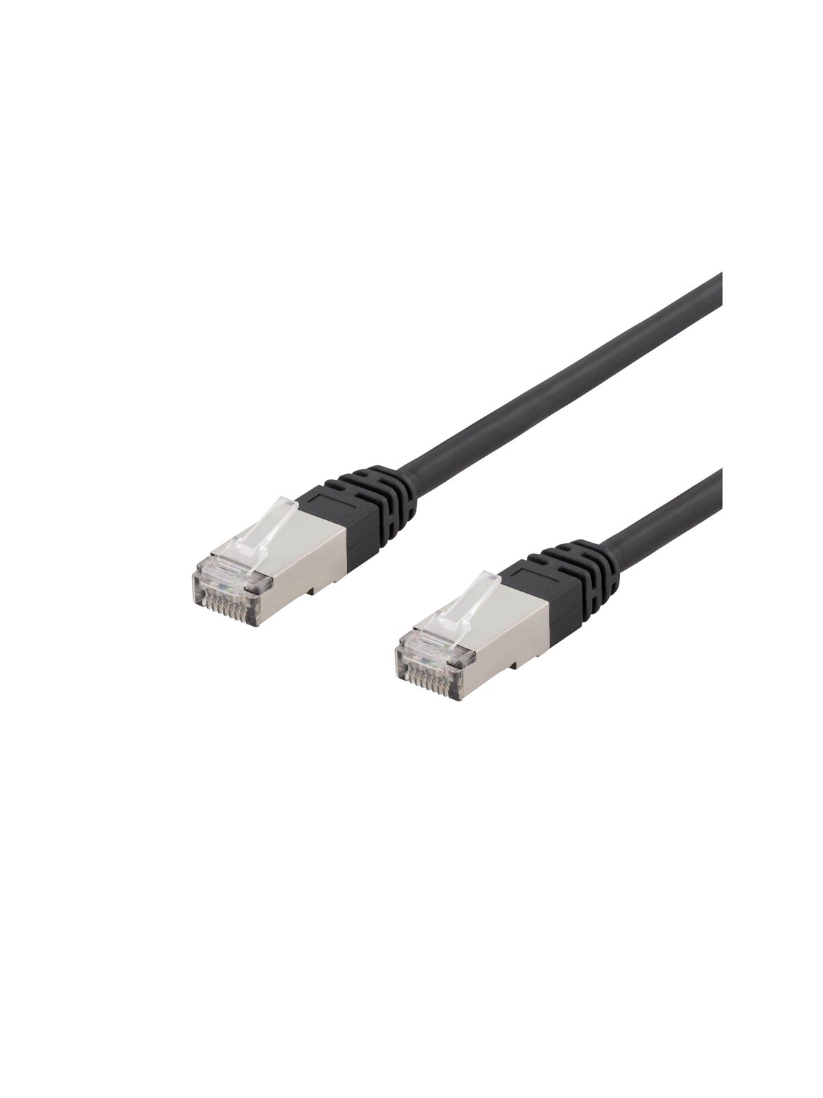 Deltaco LAN CAT 6 - F/UTP - Schwarz - 15m