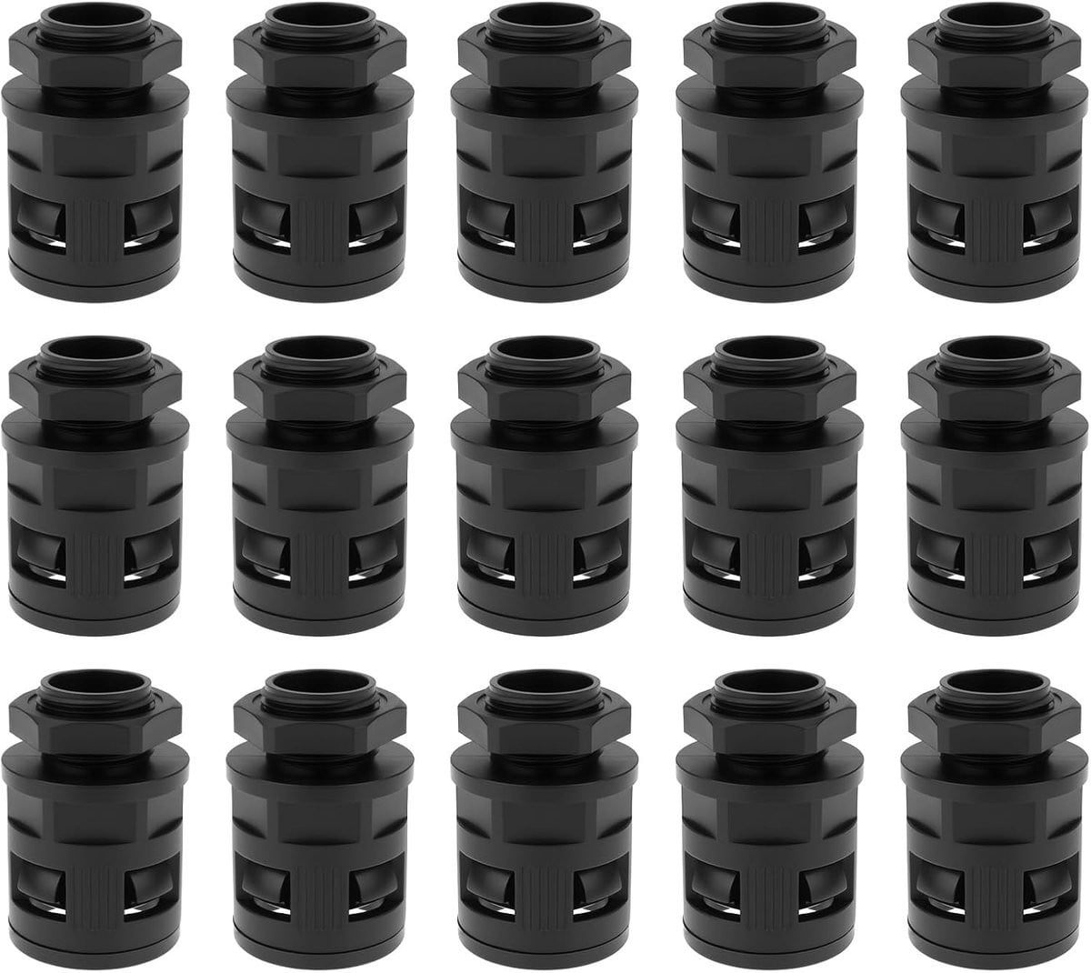 15 stuks AD21.2 gegolfde buis connector M20 klemmen voor flexibele buis met 20mm buitendiameter