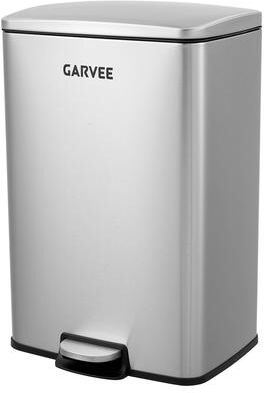 Garvee Kitchen Trash Can, 13 Gal Stainless Steel, with Removable Inner Bucket