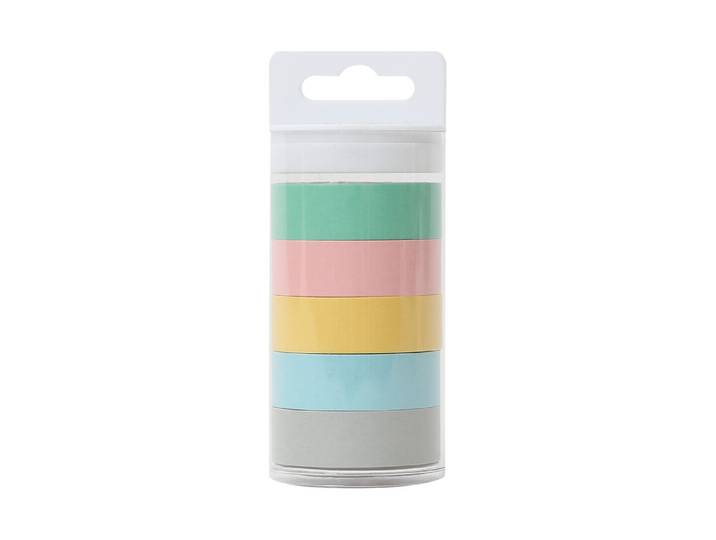 Washitape Set Pastell, 5 Stk.