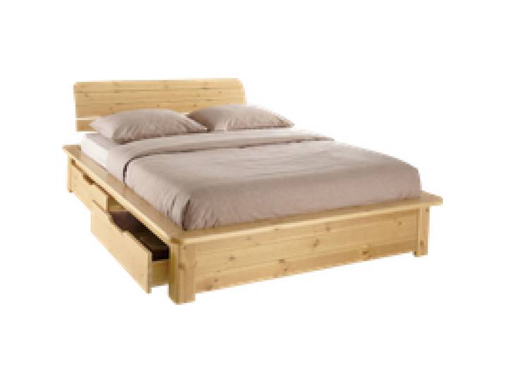 Lit rangement bois massif Tania