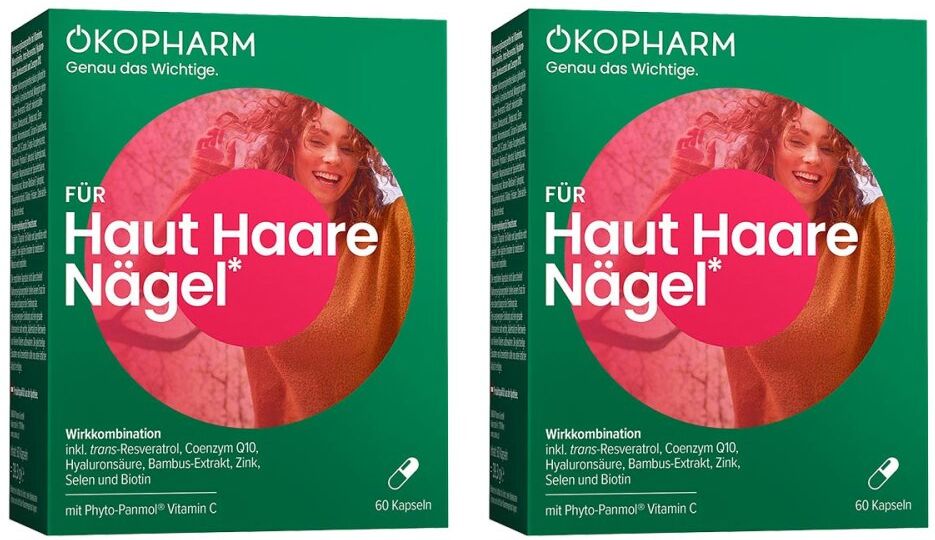 Ökopharm für Haut Haare Nägel Kapseln 2x60stk