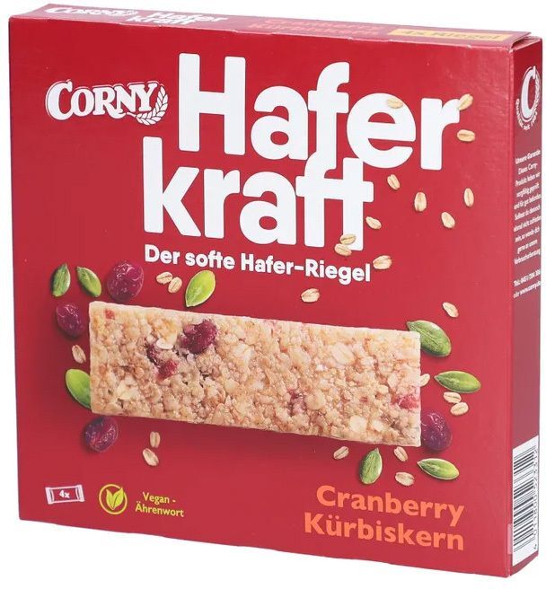 Corny Haferkraft Cranberry-Kürbiskern 10x4 St Riegel