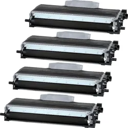 4 Kompatible Toner XL ersetzt Brother TN-2120 Multipack schwarz