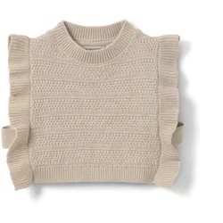 Tchibo - Kinder-Strickpullunder - Mädchen - Gr. 98/104 - beige