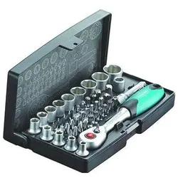 technocraft, Steckschlüssel + Stecknuss, Steckschlüssel-Satz 1/4", 47-tlg