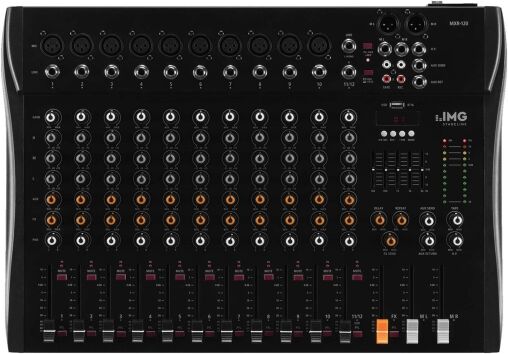 IMG STAGELINE MXR-120 Mischpult, 12-Kanal
