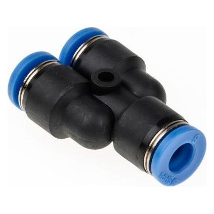 RS PRO Equal Y Fitting, 6 mm (Rohrverschraubung) (9160918)