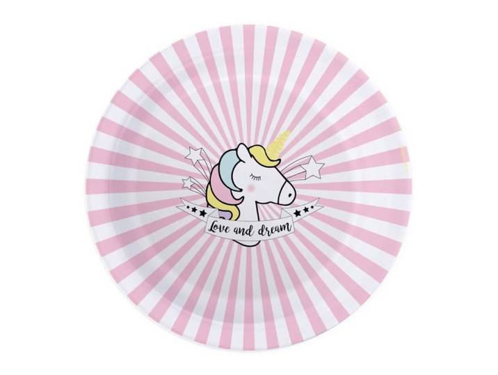 Assiette Licorne X8 - Scrapcooking