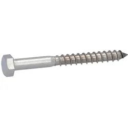 Sechskant-Holzschraube 8x60 A4 VPE 100